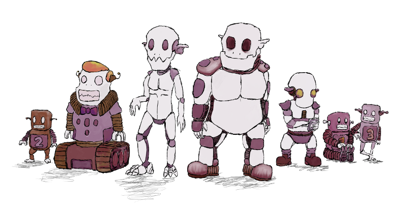 Early colors for the robogoblin crew