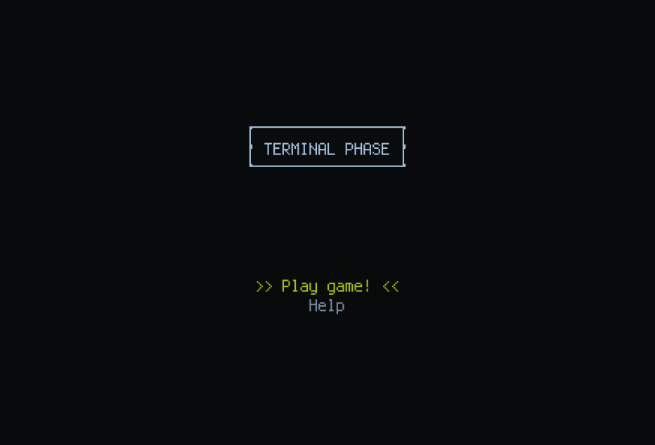 Terminal Phase runningincool-retro-term.