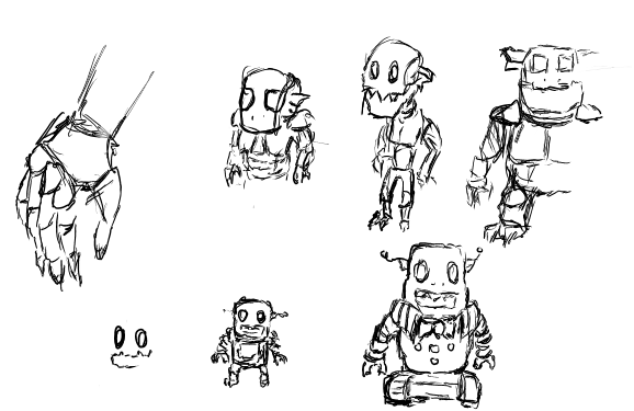 MediaGoblin 0.3.0 release artwork, character sketches